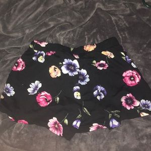 flower patterned shorts